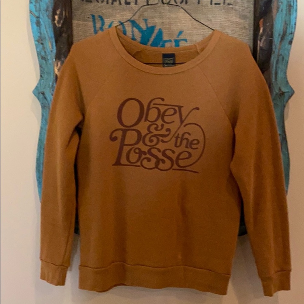 Obey sweatshirt women’s size Medium